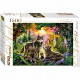 Пазлы Step Puzzle Волки 83046