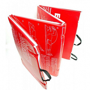 Гимнастический коврик для йоги, фитнеса Zez Sport 9363-3 Red (180х60х3)