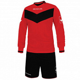 Футбольная форма Givova Olimpia KITC44 red/black