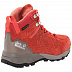 Водонепроницаемые кроссовки женские Jack Wolfskin Cascade Hike Lt Texapore Mid W red / orange