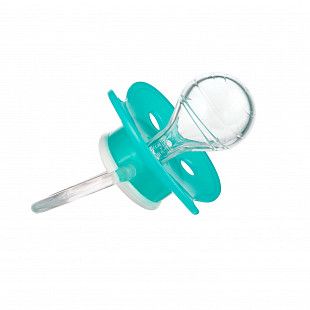 Пустышка силиконовая круглая 6-18 мес. Canpol babies Love&Sea (22/435) turquoise