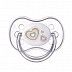 Пустышка Canpol babies Newborn Baby Силиконовая Круглая с колпачком 6-18 мес. (22/563_сap) beige