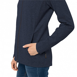 Куртка женская Jack Wolfskin Riverland Hooded Jacket W midnight blue