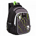 Рюкзак школьный GRIZZLY RB-152-2 /1 black/light green