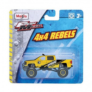 Игрушка Maisto Машинка Rebels 4x4 на блистере 25205 в ассортименте