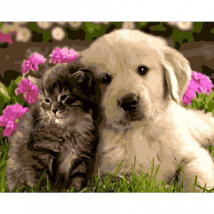 Картина по номерам Picasso Милые питомцы PC4050339