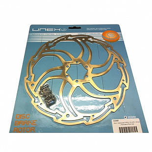 Тормозной диск Unex UN-26Ti, 203мм, с болтами, UN-R26-TI-DIY