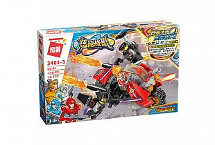 Конструктор Qman Powersquad Огненный мотоцикл 3401-3