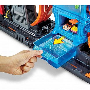 Набор игровой Hot Wheels City Невообразимая автомойка с осьминогом (GTT96)