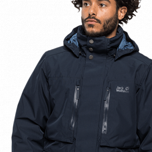 Куртка мужская Jack Wolfskin Bridgeport Bay Jacket night blue