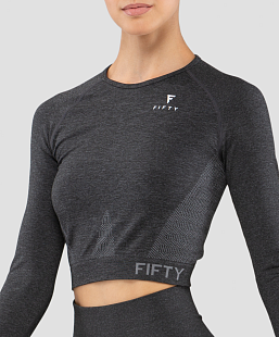 Женская футболка FIFTY Emphatic с длинным рукавом FA-WL-0203-GRY grey