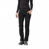 Брюки женские Jack Wolfskin Zenon Softshell Pants Women black