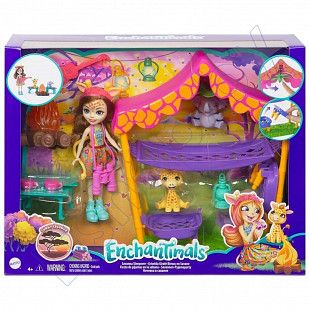Игровой набор Enchantimals Кемпинг в саванне (GTM46 GTM33)