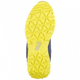 Водонепроницаемые кроссовки женские Jack Wolfskin Vojo Hike Xt Texapore Low W blue / lemon