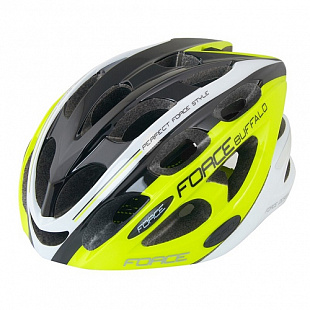 Велошлем Force Buffalo green/black/white