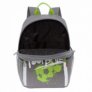 Рюкзак школьный GRIZZLY RB-051-2 /3 grey