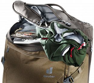 Сумка на колесах L Deuter AViANT Duffel Pro Movo 90 3501221-6605 clay/coffee (2020-21)