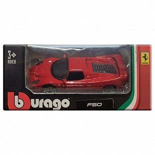 Коллекционная машина Bburago 1:64 Ferrari F50 (18-56100) red