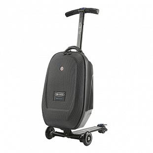 Чемодан-самокат Micro Luggage ML0005 Black