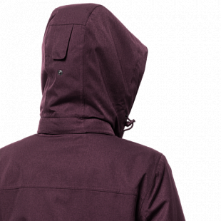 Куртка женская Jack Wolfskin Park Avenue Jacket burgundy