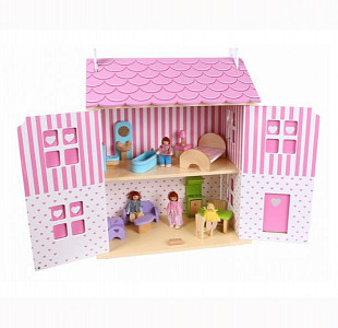 Кукольный домик Eco Toys Земляничный