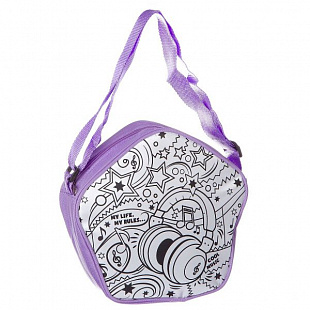 Набор для раскрашивания Bondibon Диско Сумочка пятиугольная ВВ2312