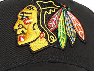 Бейсболка Atributika&Club NHL Chicago Blackhawks 31006 black