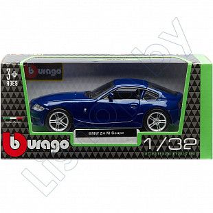Коллекционная машина Bburago 1:32 BMW Z4 M Coupe (18-43007) blue