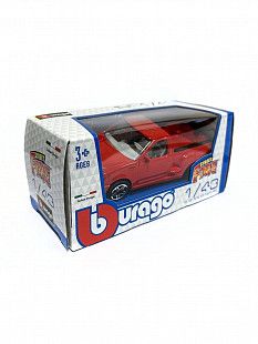 Машинка Bburago 1:43 Ford SVT F150 Lightning (18-30000/18-30066) red