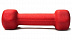 Гантель неопреновая Starfit DB-201 1 кг red