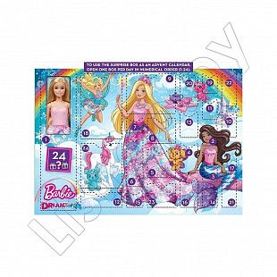 Игровой набор Адвент-календарь Barbie Dreamtopia Fairytale (HGM66)