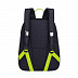 Школьный рюкзак GRIZZLY RB-863-1 black/lime