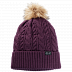 Шапка женская Jack Wolfskin Narita Pompom Cap Women aubergine