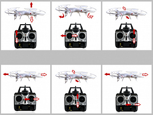 Квадрокоптер Huanqi с Wi-fi камерой 5Mpx и барометром HuanQi H899B005