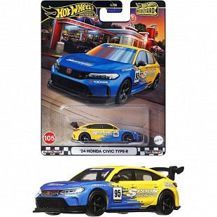 Машинка Hot Wheels '24 Honda Civic Type-R (GJT68 HRT61)