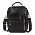 Мужская кожаная сумка Polar 24221 black