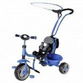 Велосипед трехколесный 12"/10" Х44025 blue