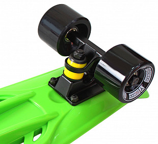 Penny board (пенни борд) Y-Scoo Skateboard Fishbone 22 405-G Green-Black