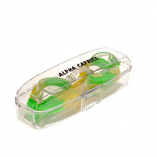 Очки для плавания Alpha Caprice KD-G20 yellow/green