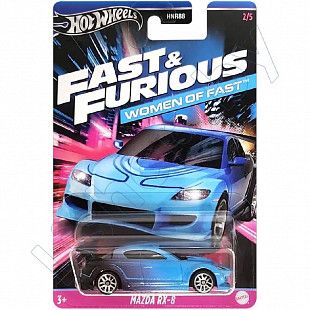 Машинка Hot Wheels Fast & Furious Mazda RX-8 2/5 (HNR88 HRW37)