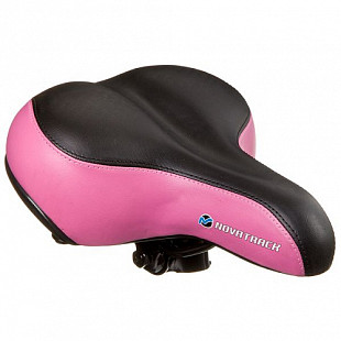 Седло Novatrack детское black/pink КЛ98775