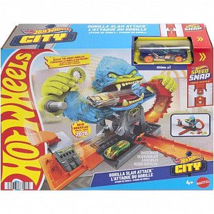 Игровой набор Hot Wheels City Gorilla Attack (JHL92)