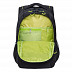 Рюкзак городской GRIZZLY RU-138-3 /1 black/light green