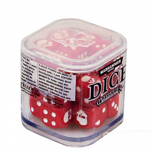 Набор кубов Games Workshop Warhammer Citadel 12 mm Dice Set red 65-36