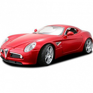 Сборная Модель автомобиля Bburago 1:18 Alfa Romeo 8C (18-15042) red