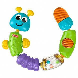 Развивающая игрушка Fisher Price Гусеница W9834 yellow/green/light blue/orange