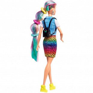 Кукла Barbie с разноцветными волосами (GRN81)
