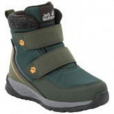 Ботинки детские Jack Wolfskin Polar Bear Texapore Mid Vc K dark green / grey