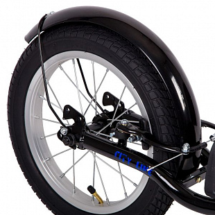 Самокат внедорожный Novatrack City Line Black 18/14" 18STAMPN1CL.BK8
