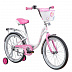 Велосипед Novatrack Butterfly 20" (2019) White/Pink 207BUTTERFLY.WPN9